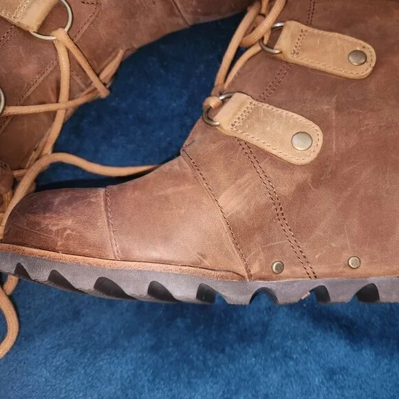 ✨ SOREL “Joan of Arctic Wedge” Waterproof Leather Boots – Women’s Size 7 (NWOT) - Picture 12 of 16